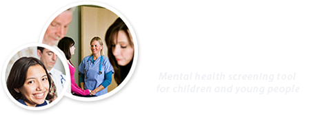 Banner reads Mental health screening tool for children and young people